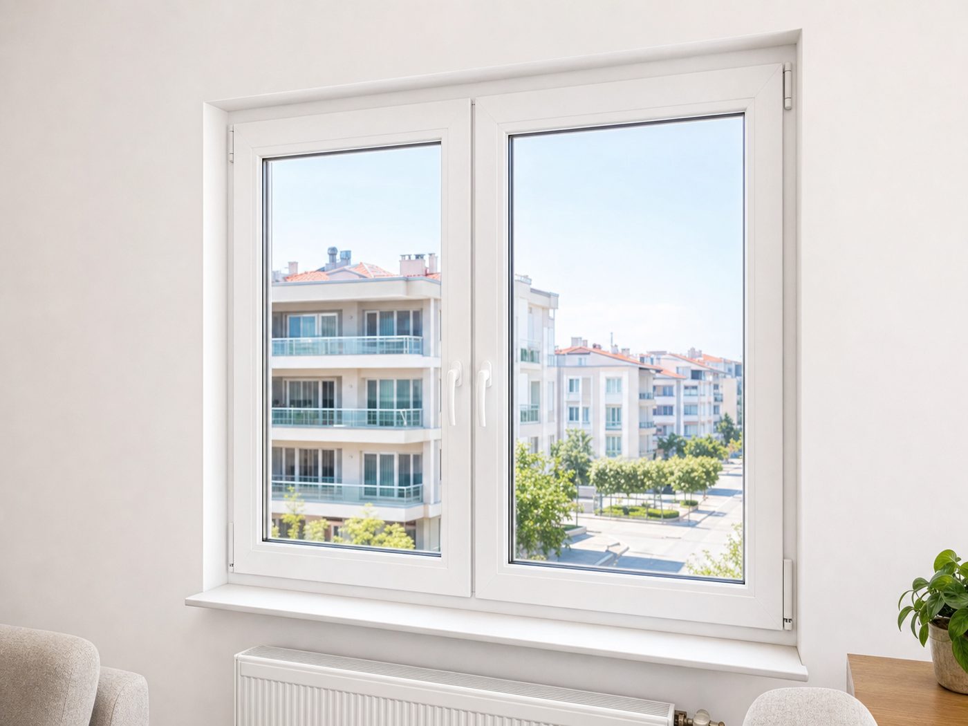 PVC pencere montajı — ısı yalıtımlı çift cam, Darıca